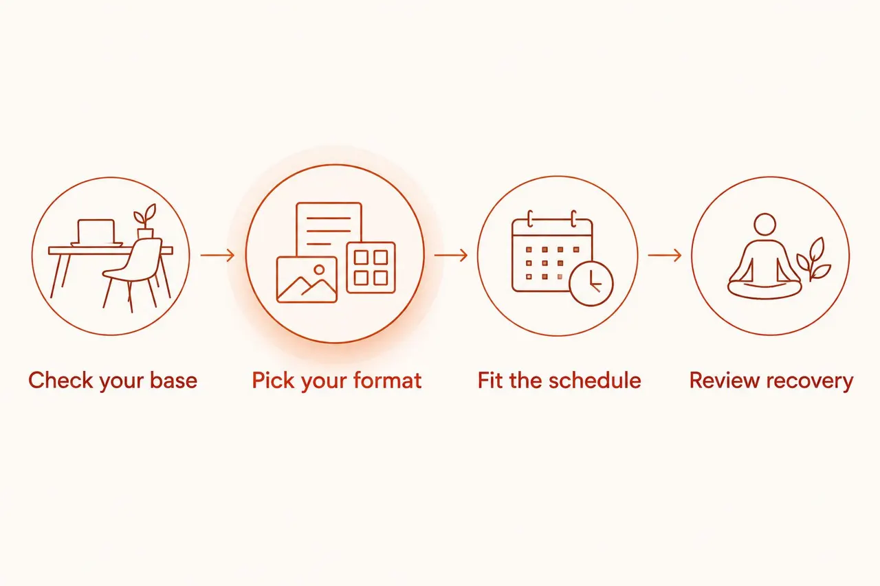 Four steps for checking whether a beginner marathon plan fits your week